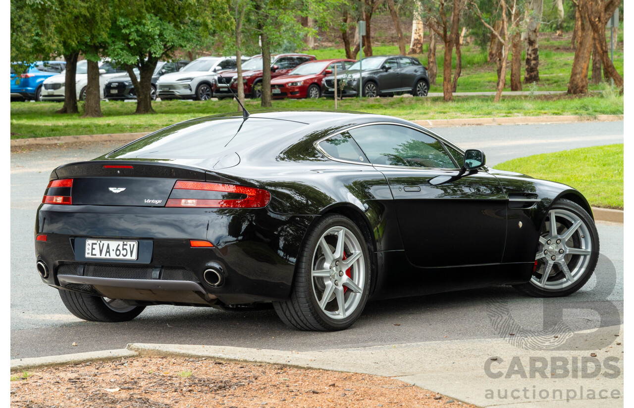 9/2006 Aston Martin V8 Vantage 2d Coupe Onyx Black Metallic 4.3L