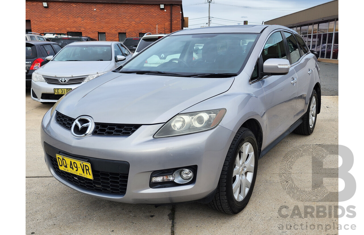 2/2007 Mazda Cx-7 Luxury (4x4) ER 4d Wagon Silver 2.3L