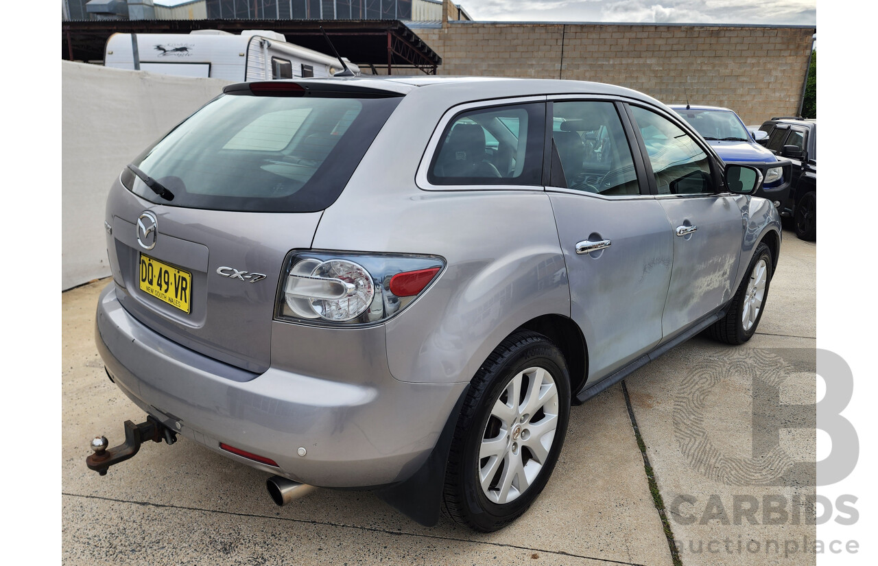 2/2007 Mazda Cx-7 Luxury (4x4) ER 4d Wagon Silver 2.3L