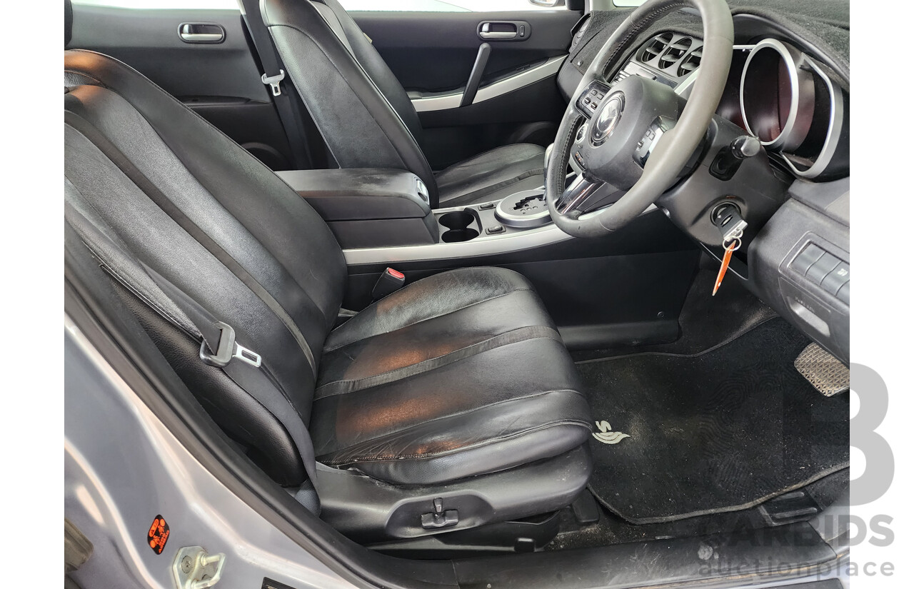 2/2007 Mazda Cx-7 Luxury (4x4) ER 4d Wagon Silver 2.3L