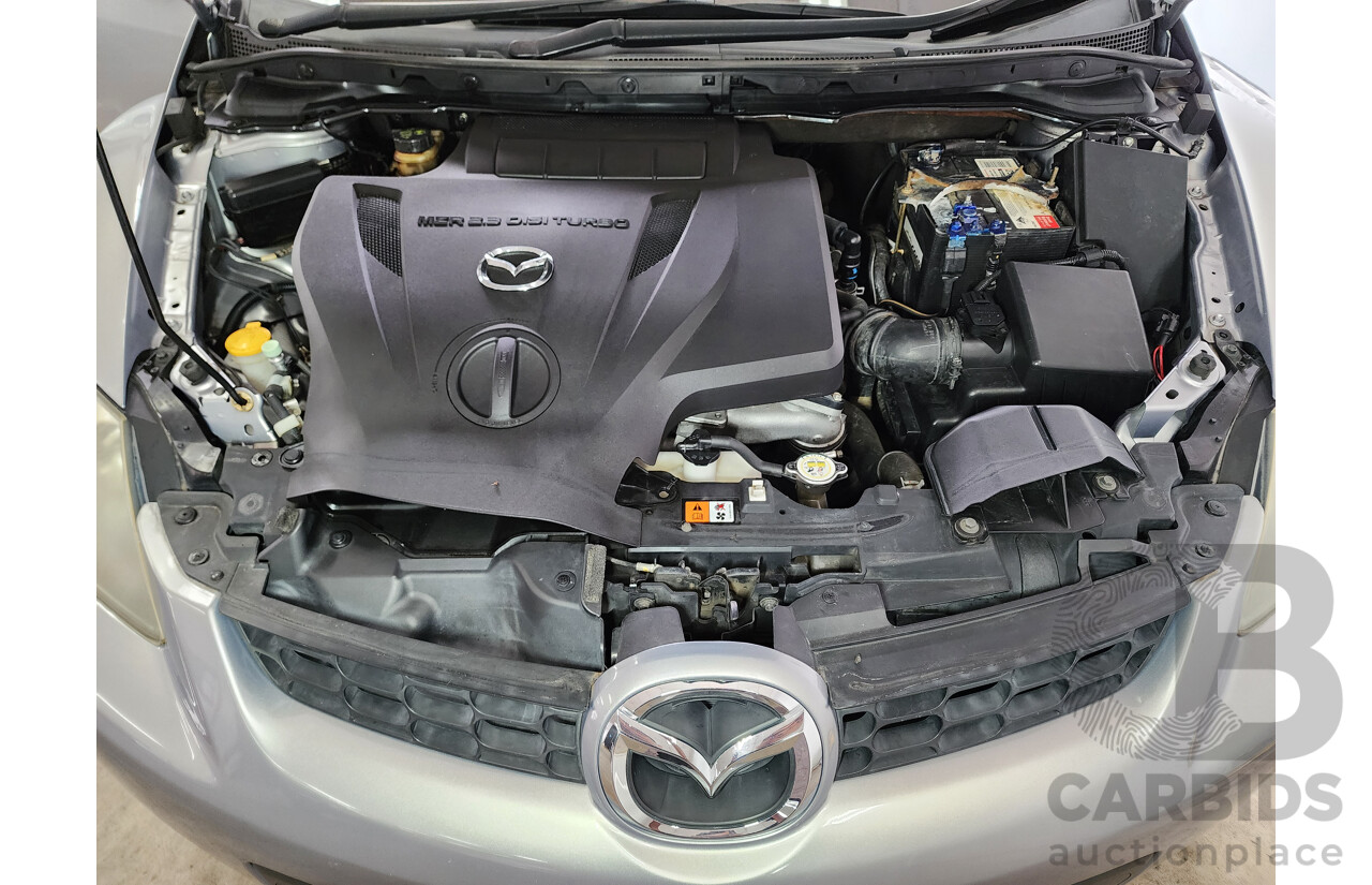 2/2007 Mazda Cx-7 Luxury (4x4) ER 4d Wagon Silver 2.3L