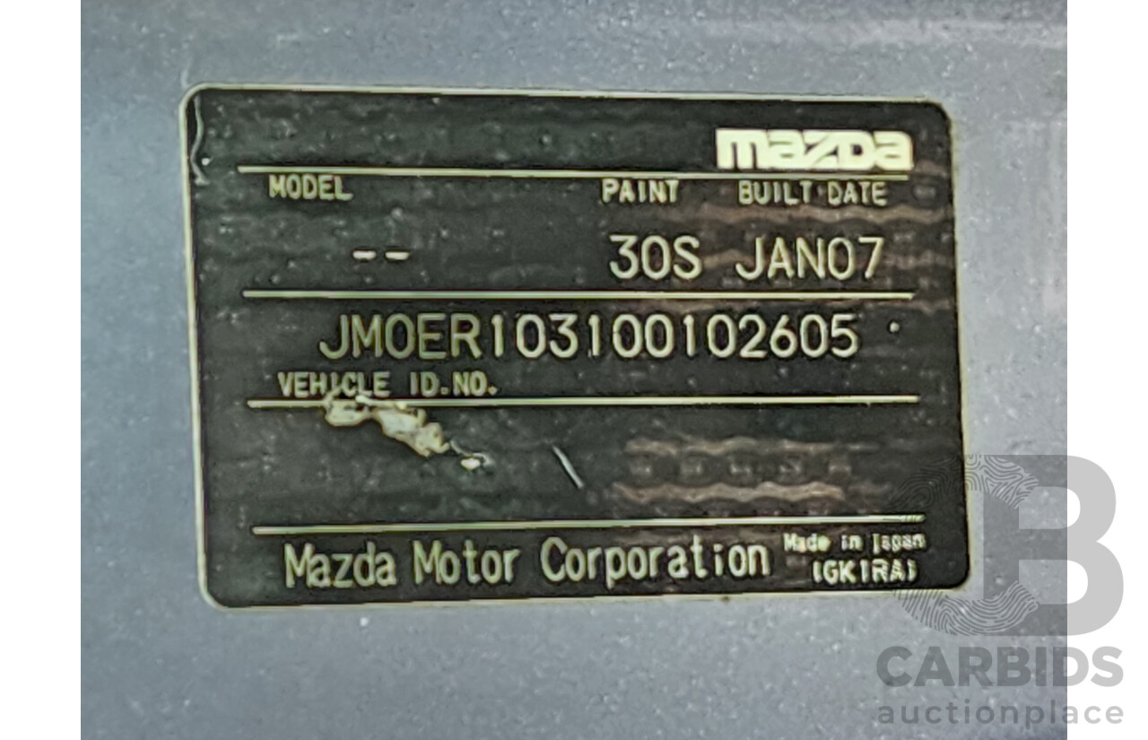 2/2007 Mazda Cx-7 Luxury (4x4) ER 4d Wagon Silver 2.3L