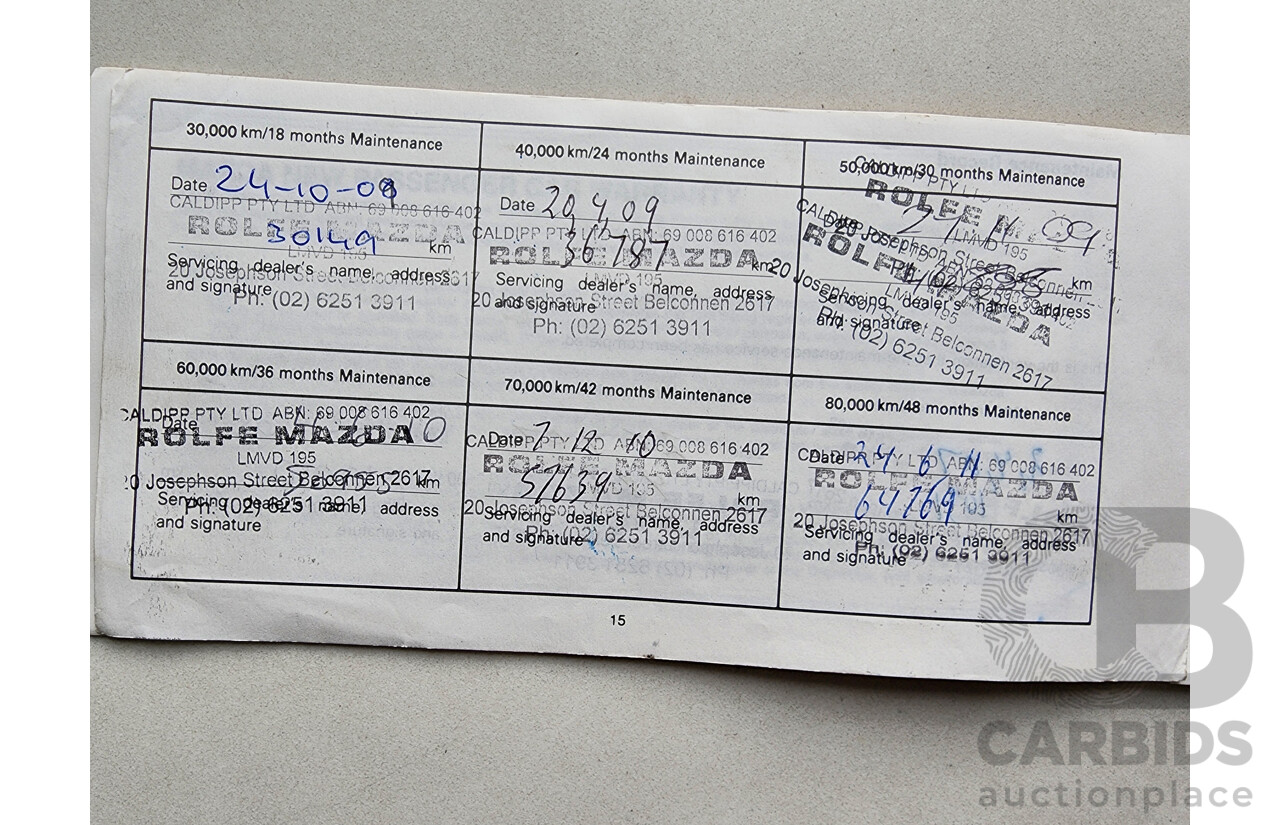 2/2007 Mazda Cx-7 Luxury (4x4) ER 4d Wagon Silver 2.3L