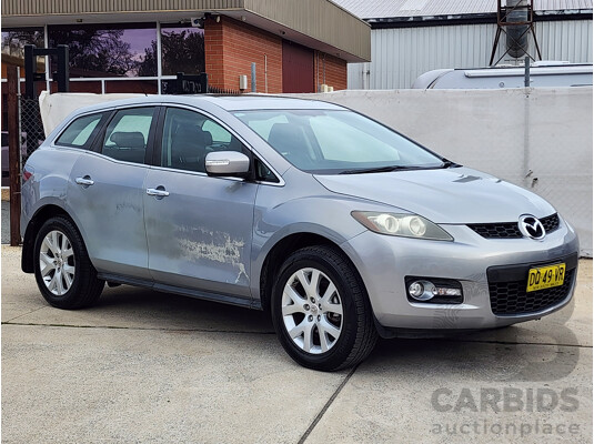 2/2007 Mazda Cx-7 Luxury (4x4) ER 4d Wagon Silver 2.3L