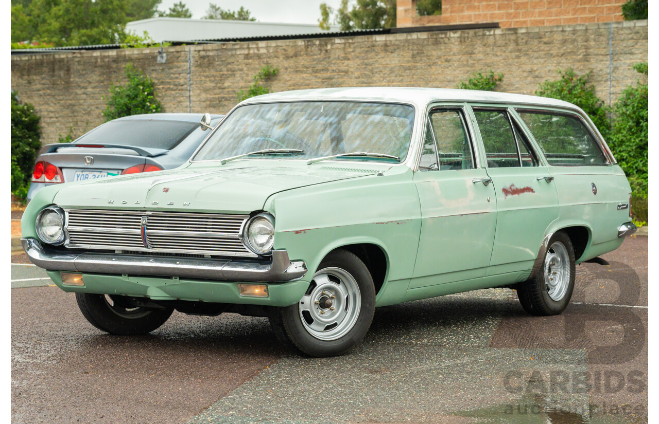 1/1965 Holden HD Special 4d Wagon Narrogin Green / Ivory 2.9L