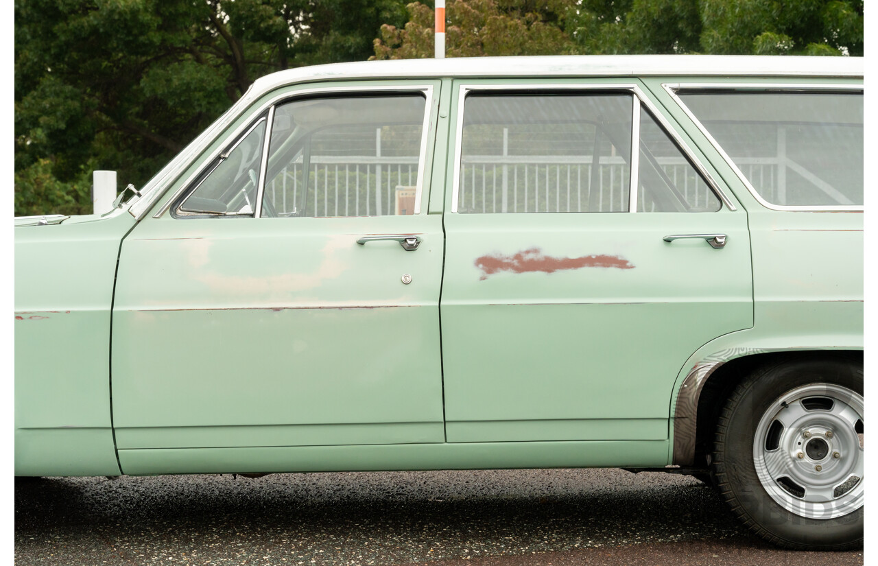 1/1965 Holden HD Special 4d Wagon Narrogin Green / Ivory 2.9L