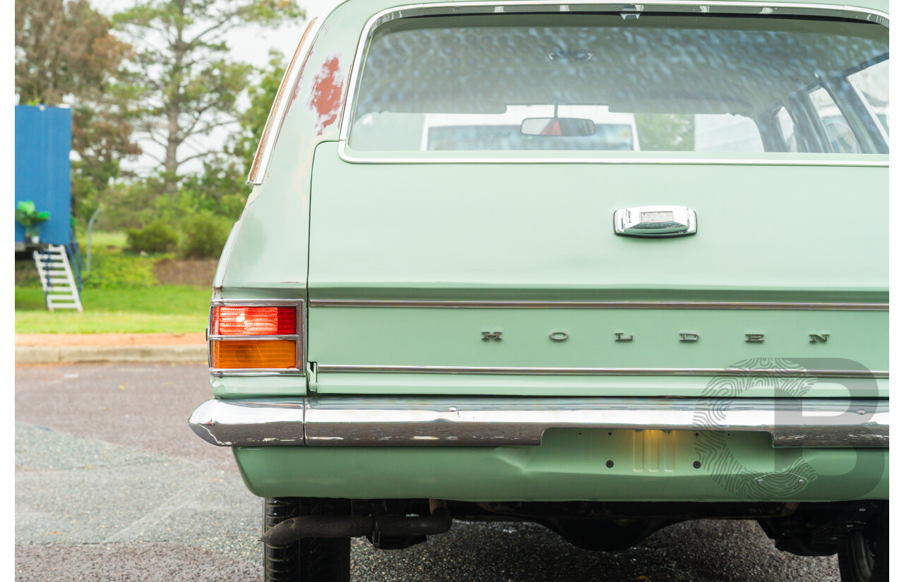 1/1965 Holden HD Special 4d Wagon Narrogin Green / Ivory 2.9L