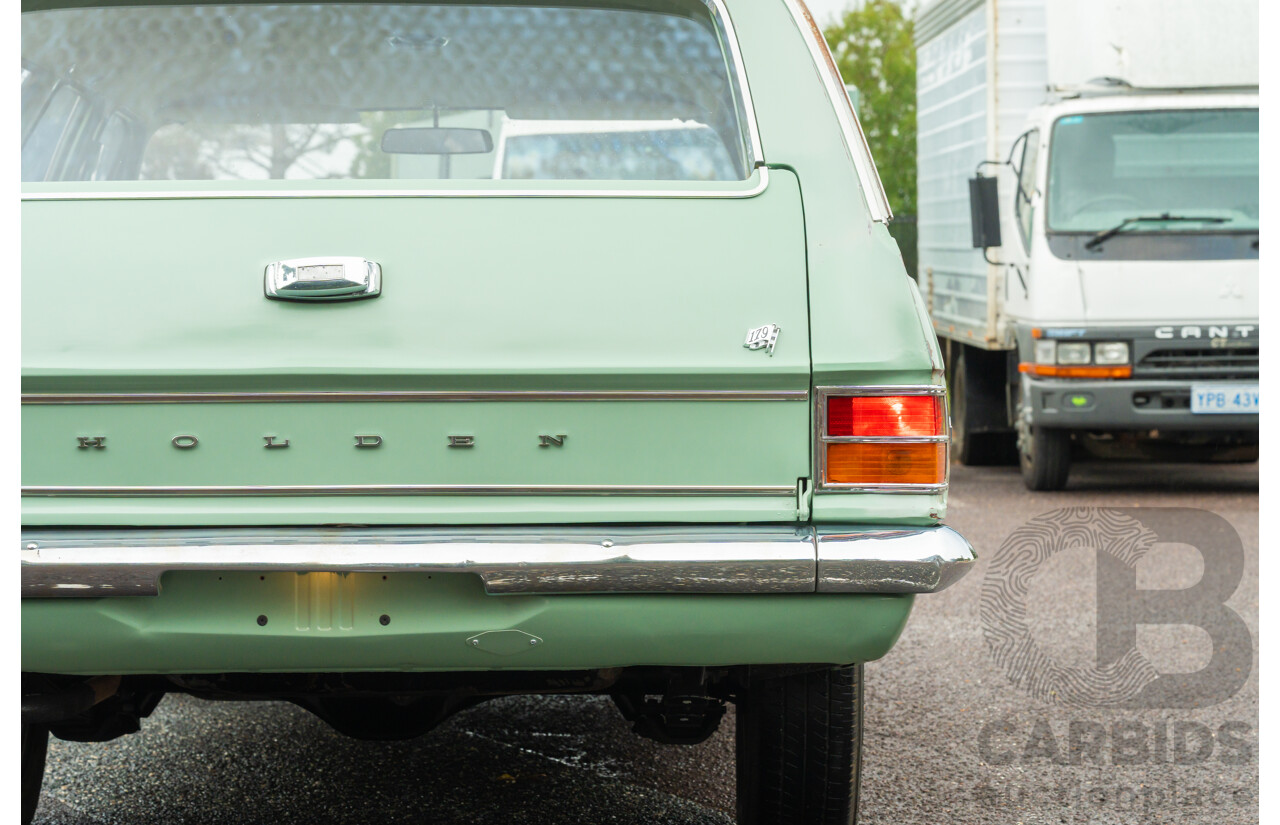 1/1965 Holden HD Special 4d Wagon Narrogin Green / Ivory 2.9L