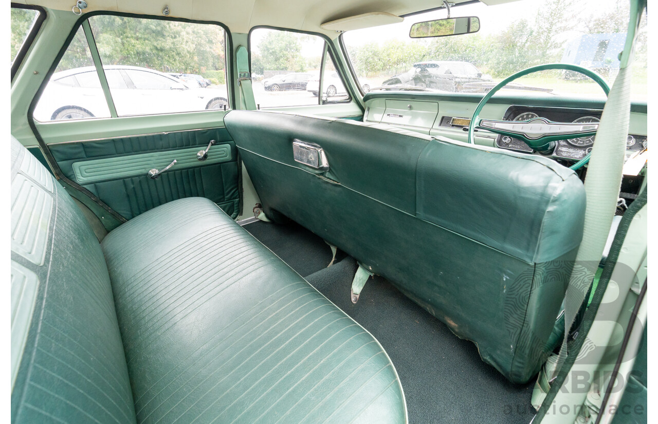 1/1965 Holden HD Special 4d Wagon Narrogin Green / Ivory 2.9L