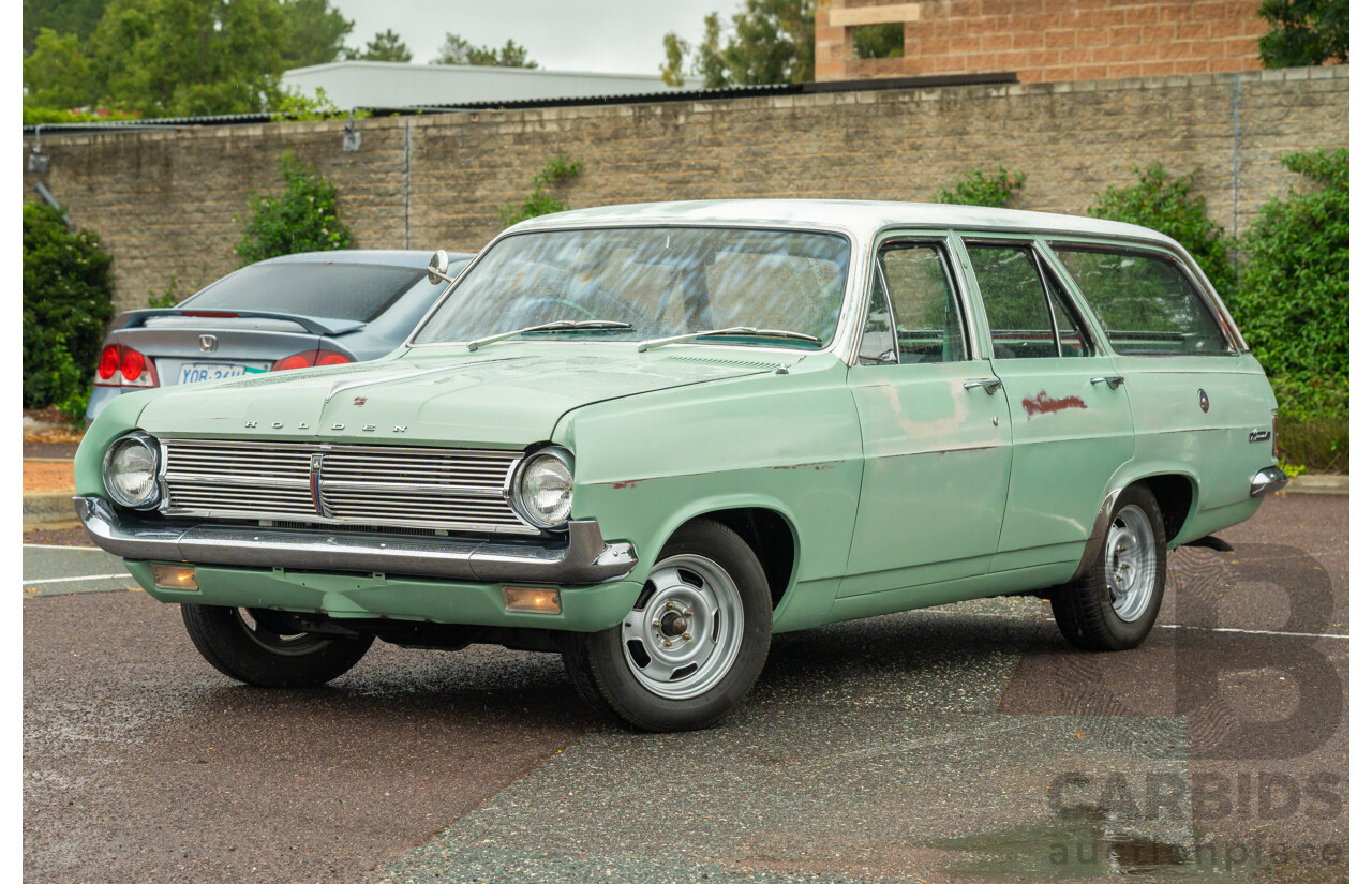 1/1965 Holden HD Special 4d Wagon Narrogin Green / Ivory 2.9L