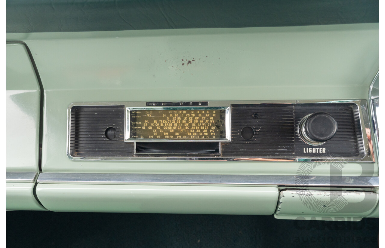 1/1965 Holden HD Special 4d Wagon Narrogin Green / Ivory 2.9L