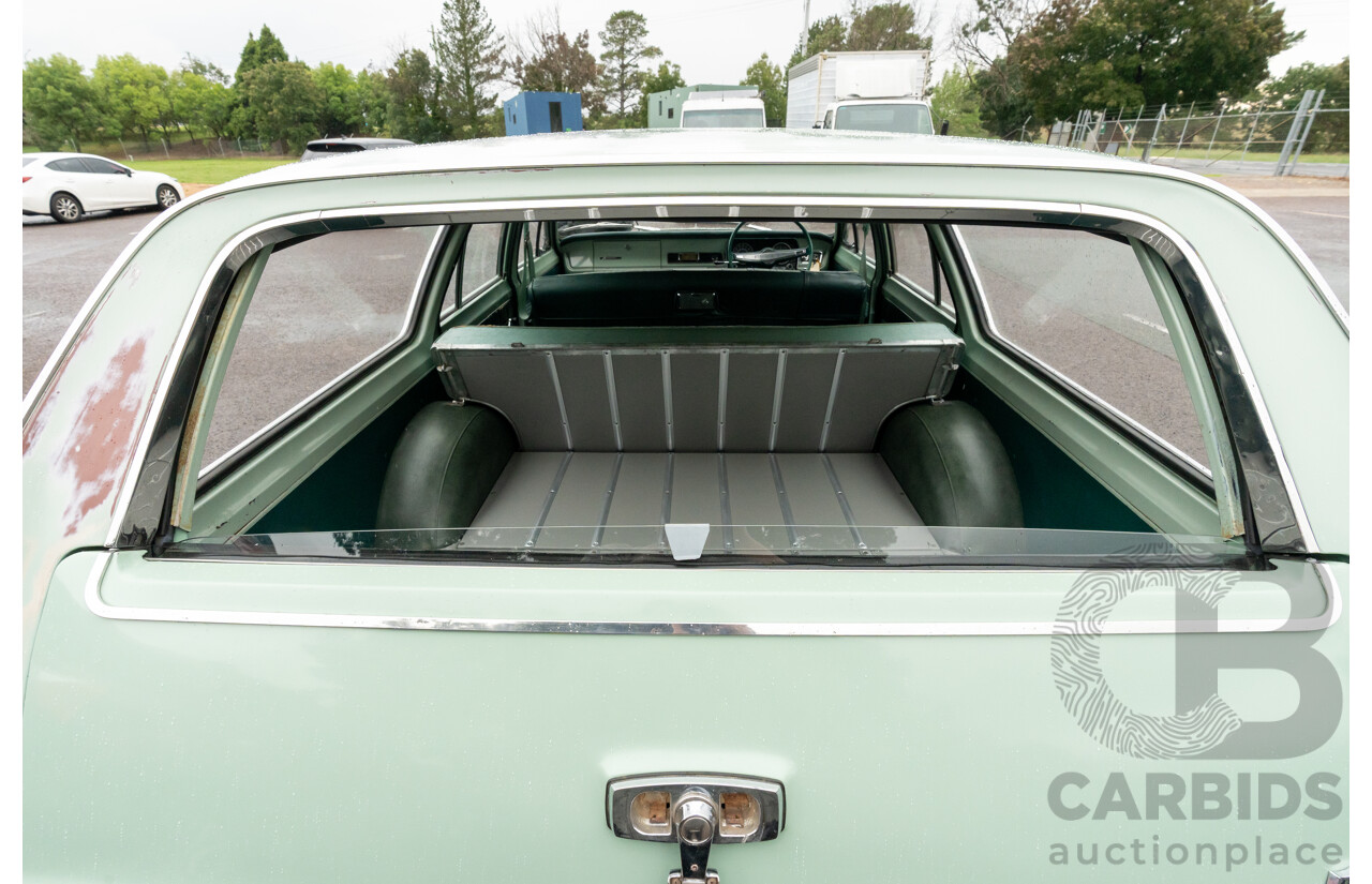 1/1965 Holden HD Special 4d Wagon Narrogin Green / Ivory 2.9L