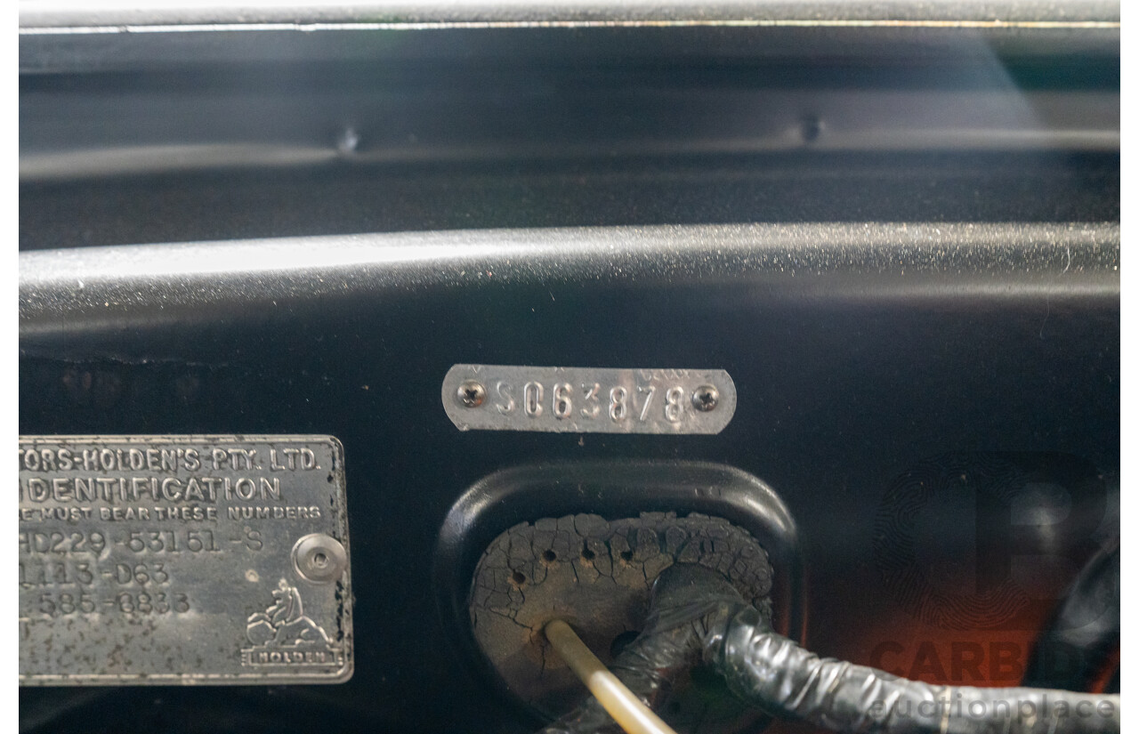1/1965 Holden HD Special 4d Wagon Narrogin Green / Ivory 2.9L