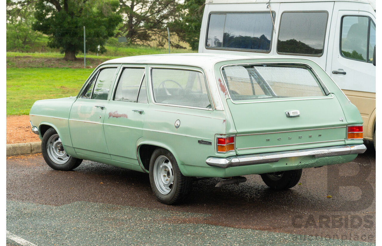 1/1965 Holden HD Special 4d Wagon Narrogin Green / Ivory 2.9L