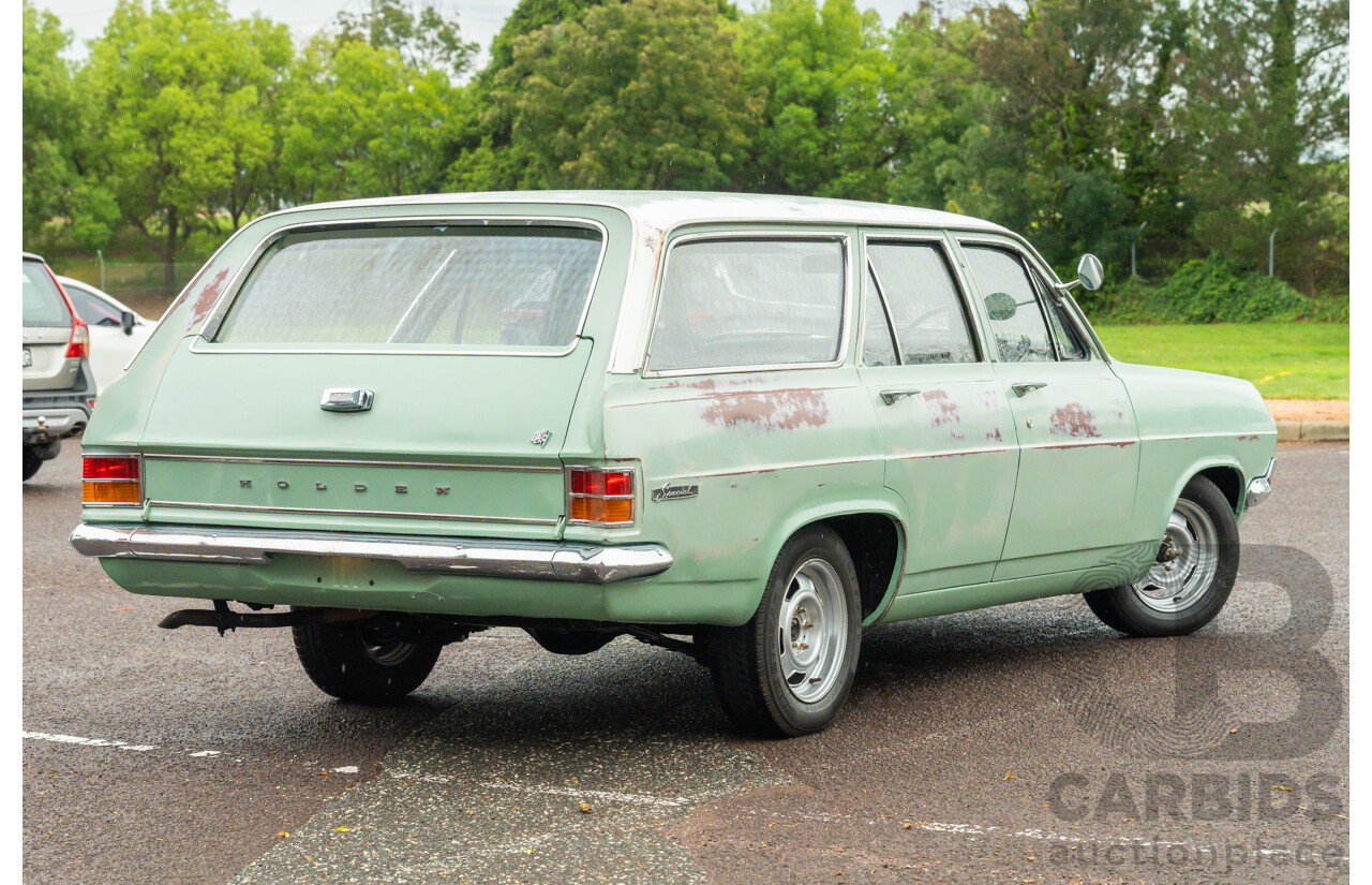 1/1965 Holden HD Special 4d Wagon Narrogin Green / Ivory 2.9L