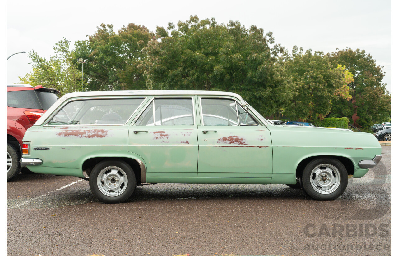 1/1965 Holden HD Special 4d Wagon Narrogin Green / Ivory 2.9L