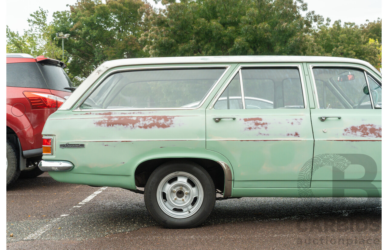 1/1965 Holden HD Special 4d Wagon Narrogin Green / Ivory 2.9L