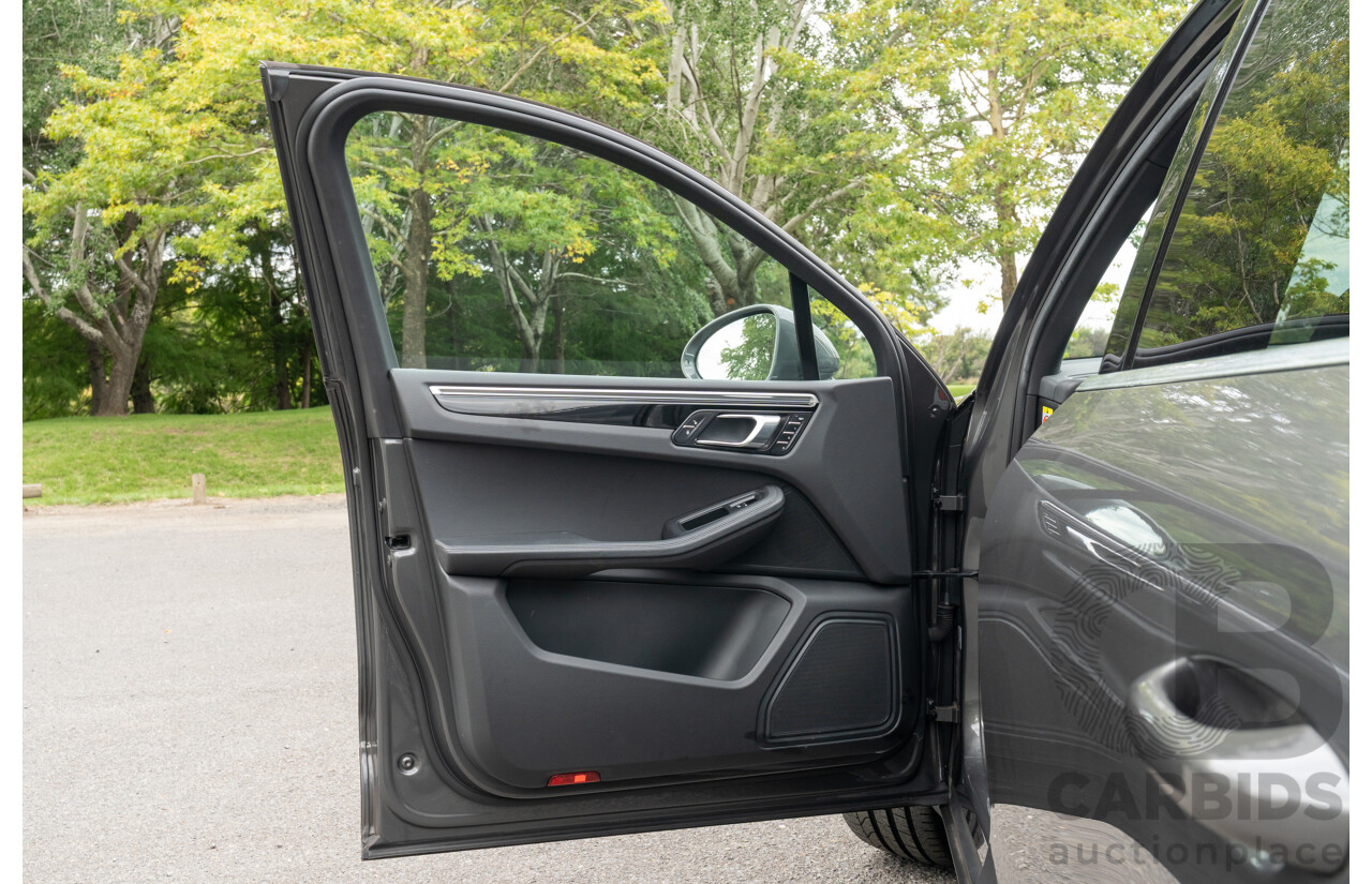 7/2017 Porsche Macan S Diesel (AWD) MY17 4d Wagon Agate Grey Metallic Turbo Diesel V6 3.0L