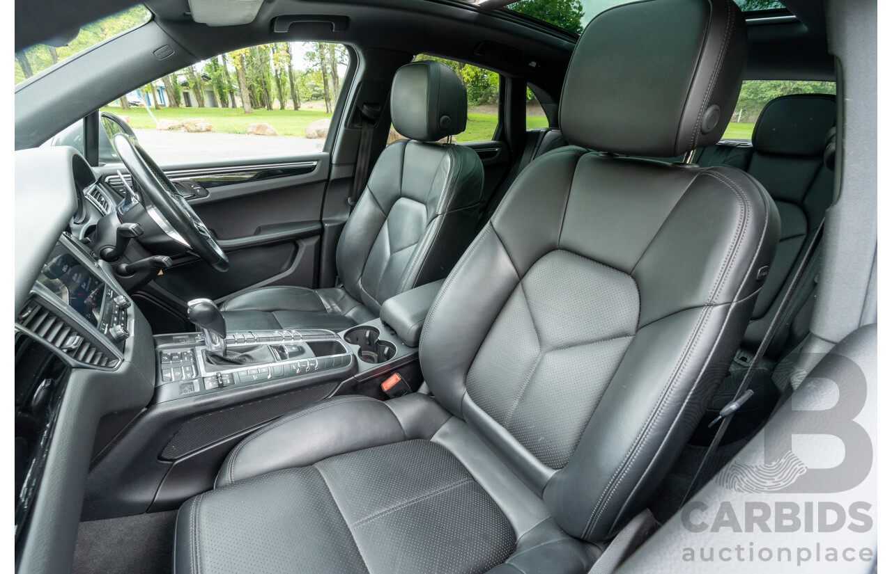 7/2017 Porsche Macan S Diesel (AWD) MY17 4d Wagon Agate Grey Metallic Turbo Diesel V6 3.0L