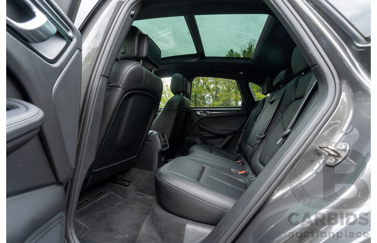 7/2017 Porsche Macan S Diesel (AWD) MY17 4d Wagon Agate Grey Metallic Turbo Diesel V6 3.0L