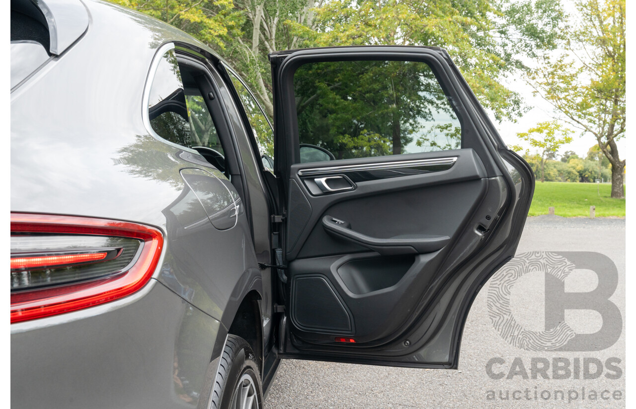 7/2017 Porsche Macan S Diesel (AWD) MY17 4d Wagon Agate Grey Metallic Turbo Diesel V6 3.0L