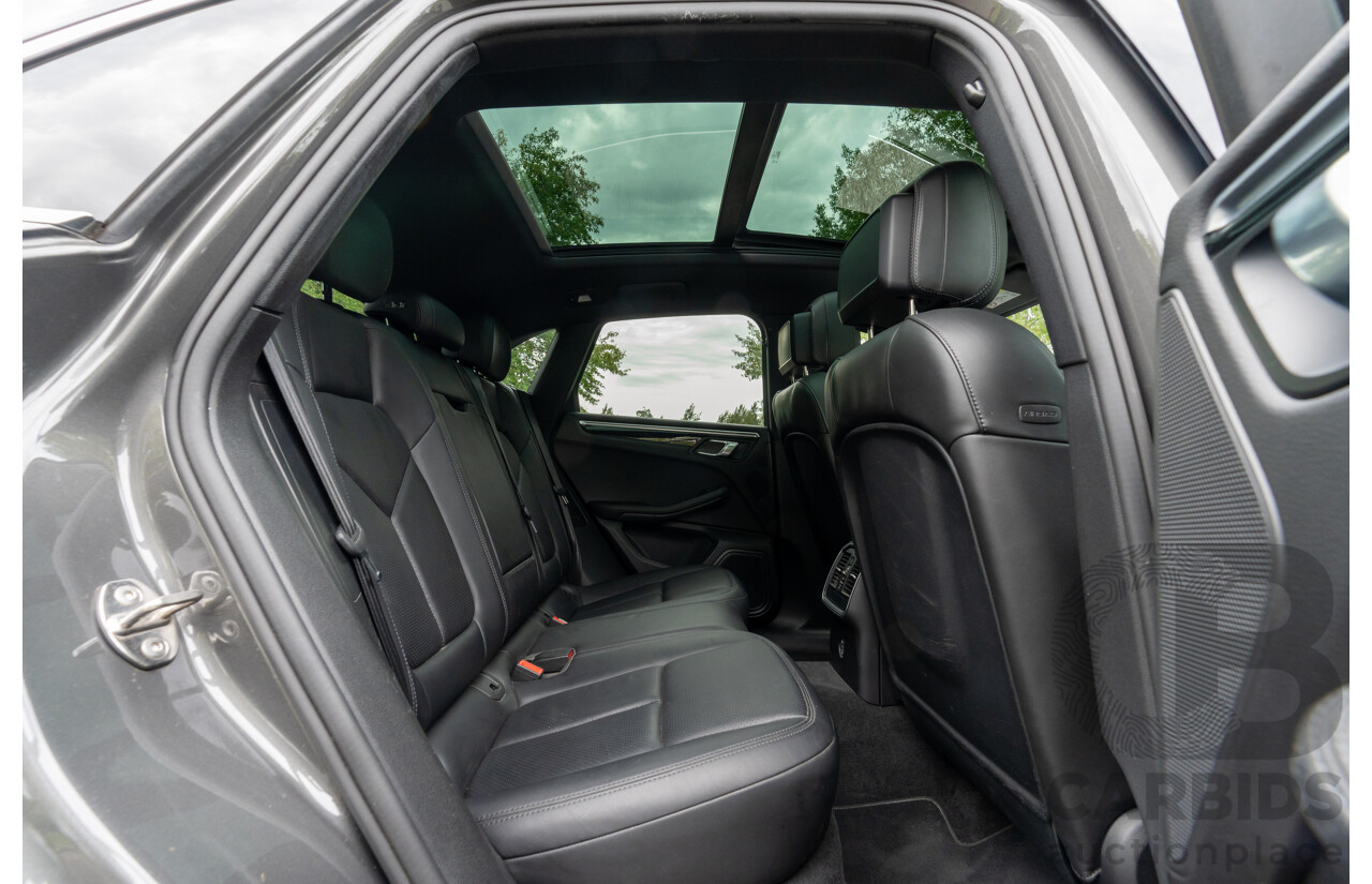 7/2017 Porsche Macan S Diesel (AWD) MY17 4d Wagon Agate Grey Metallic Turbo Diesel V6 3.0L