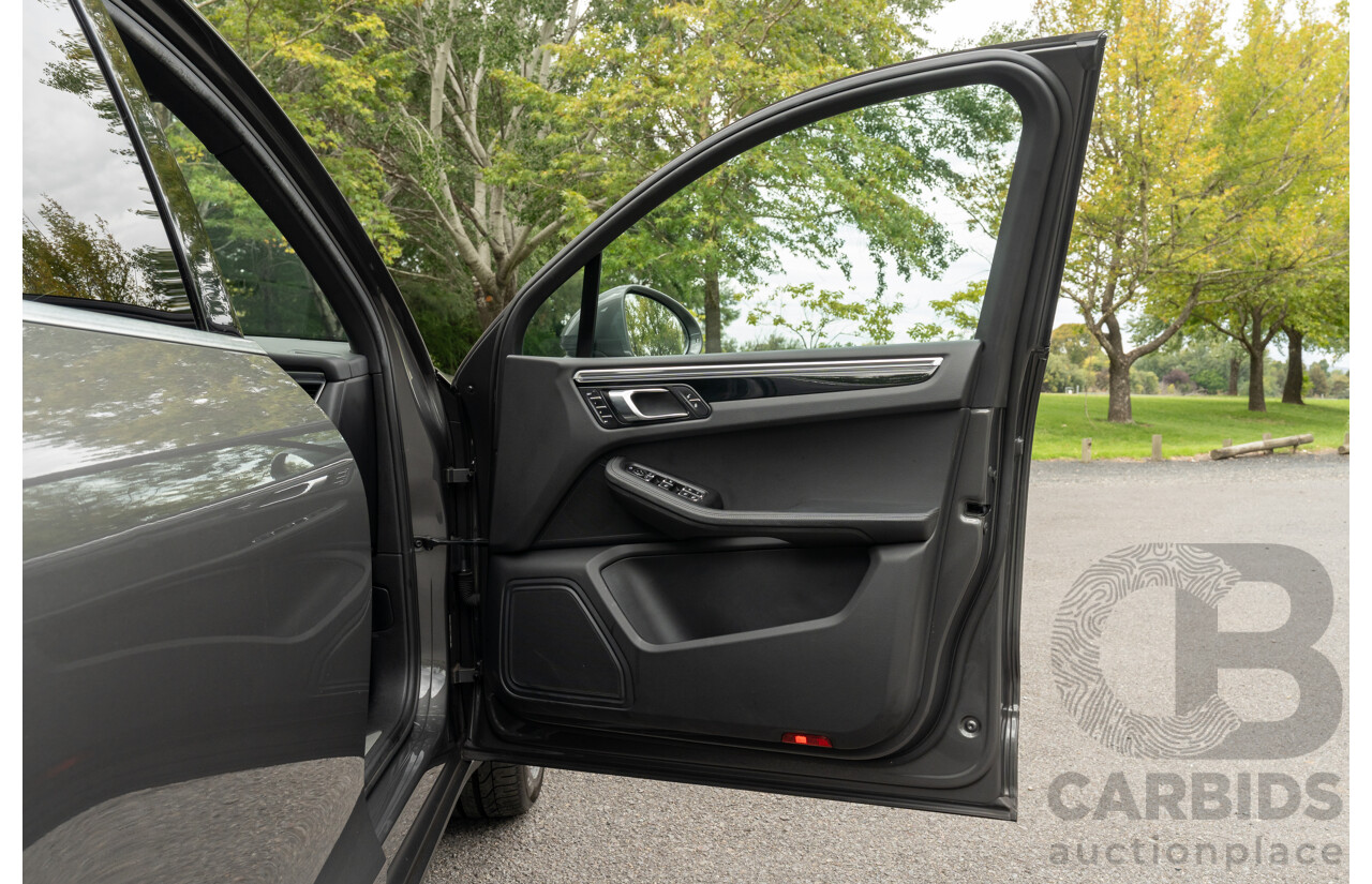 7/2017 Porsche Macan S Diesel (AWD) MY17 4d Wagon Agate Grey Metallic Turbo Diesel V6 3.0L