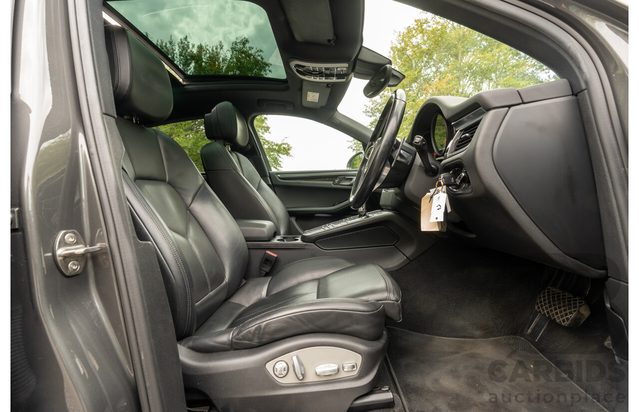 7/2017 Porsche Macan S Diesel (AWD) MY17 4d Wagon Agate Grey Metallic Turbo Diesel V6 3.0L