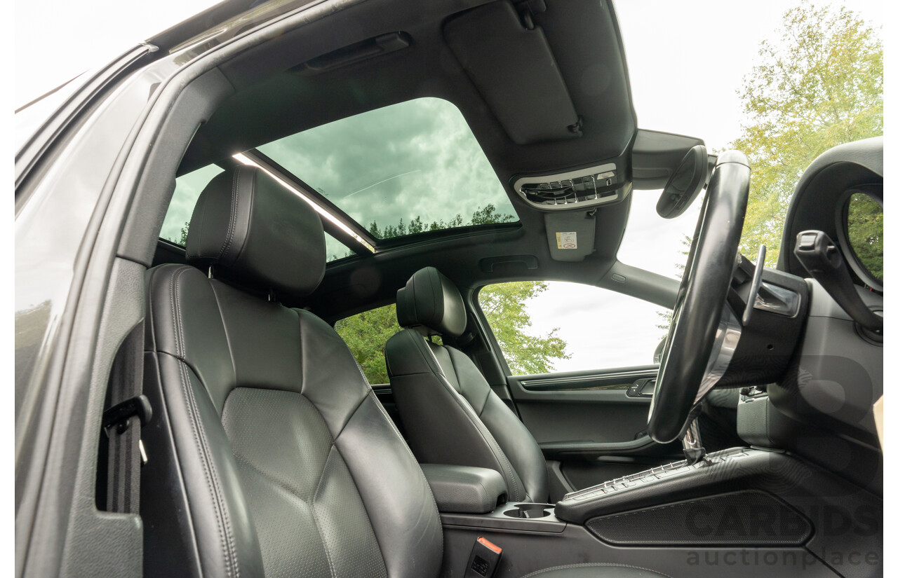 7/2017 Porsche Macan S Diesel (AWD) MY17 4d Wagon Agate Grey Metallic Turbo Diesel V6 3.0L