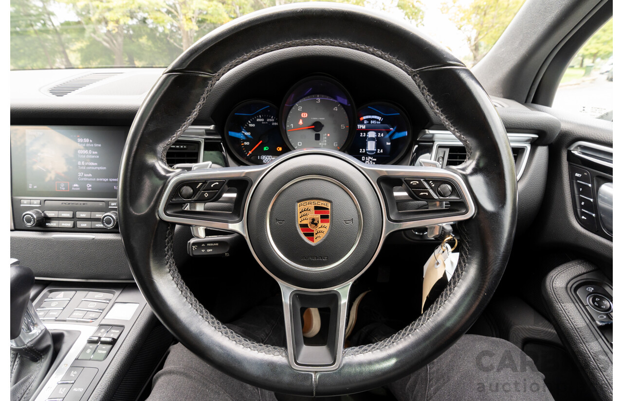 7/2017 Porsche Macan S Diesel (AWD) MY17 4d Wagon Agate Grey Metallic Turbo Diesel V6 3.0L