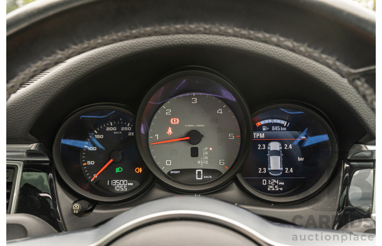 7/2017 Porsche Macan S Diesel (AWD) MY17 4d Wagon Agate Grey Metallic Turbo Diesel V6 3.0L