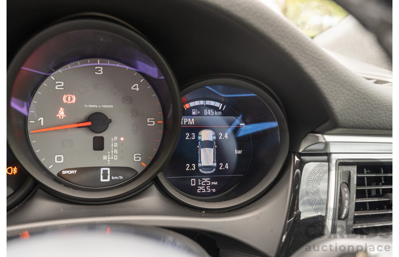 7/2017 Porsche Macan S Diesel (AWD) MY17 4d Wagon Agate Grey Metallic Turbo Diesel V6 3.0L