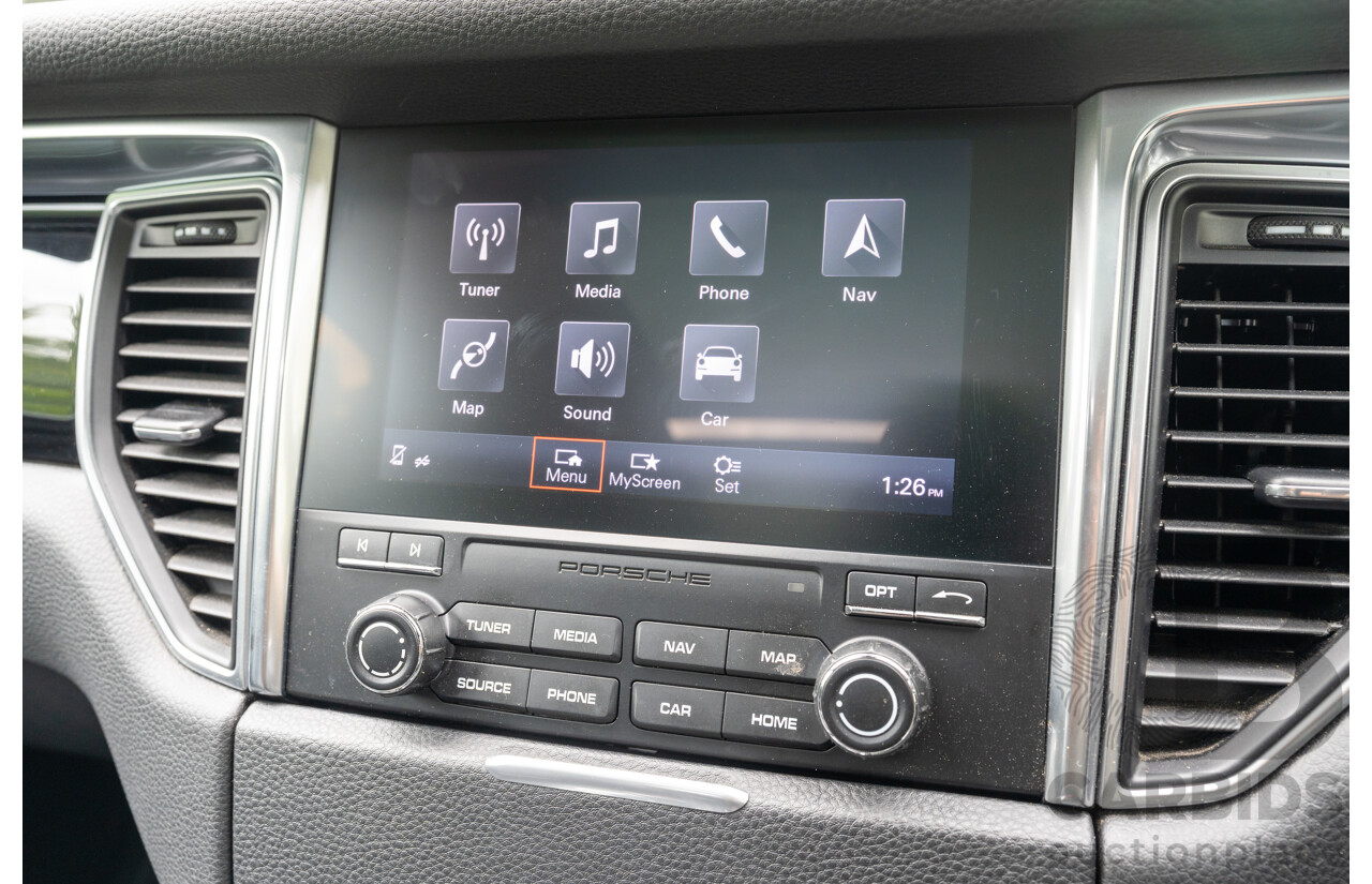 7/2017 Porsche Macan S Diesel (AWD) MY17 4d Wagon Agate Grey Metallic Turbo Diesel V6 3.0L