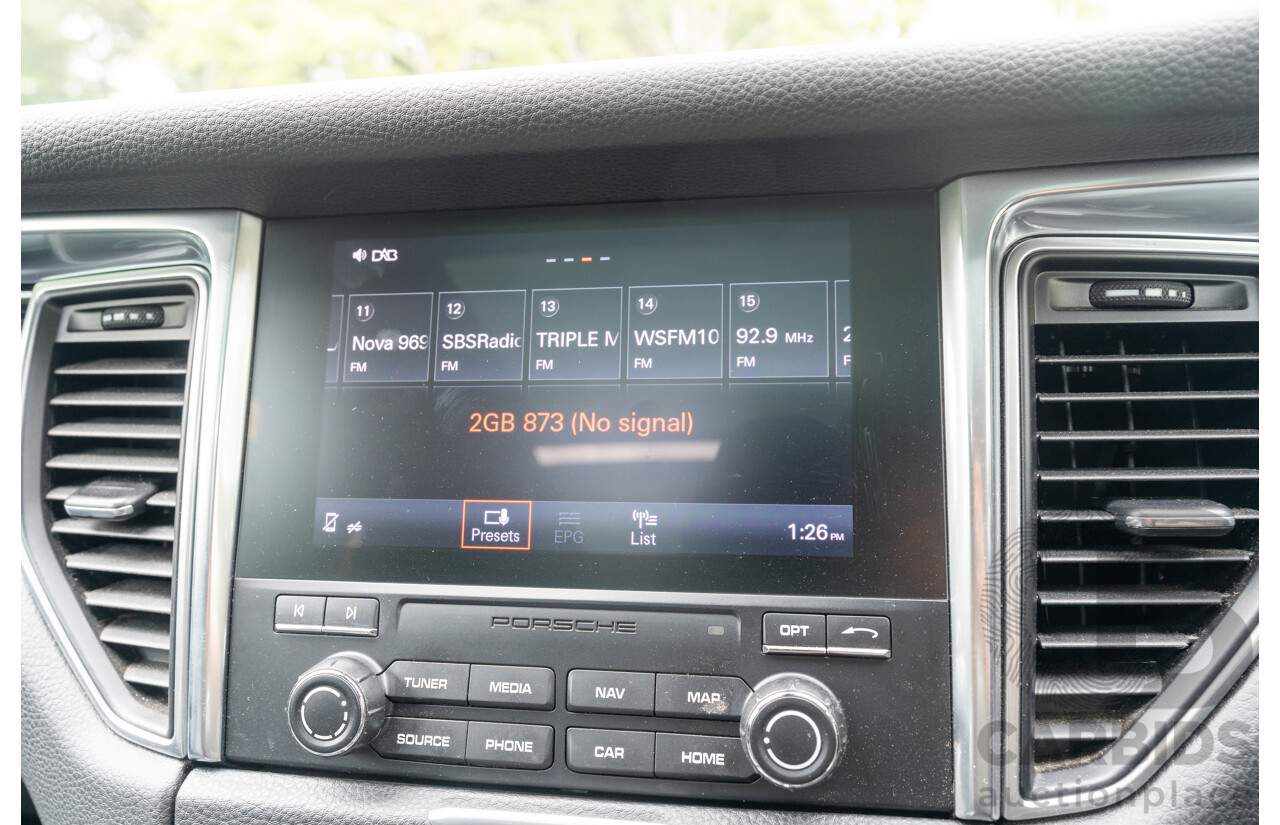 7/2017 Porsche Macan S Diesel (AWD) MY17 4d Wagon Agate Grey Metallic Turbo Diesel V6 3.0L