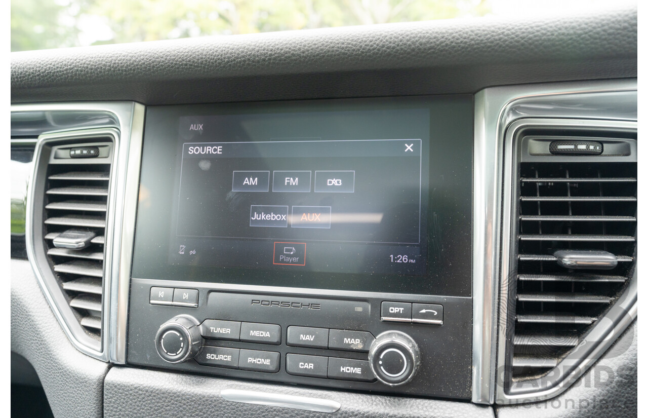 7/2017 Porsche Macan S Diesel (AWD) MY17 4d Wagon Agate Grey Metallic Turbo Diesel V6 3.0L