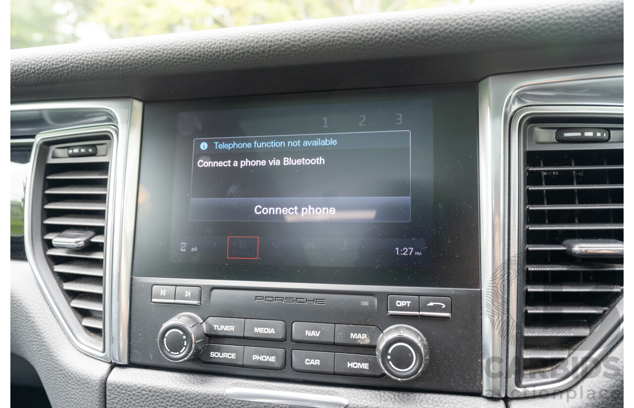 7/2017 Porsche Macan S Diesel (AWD) MY17 4d Wagon Agate Grey Metallic Turbo Diesel V6 3.0L