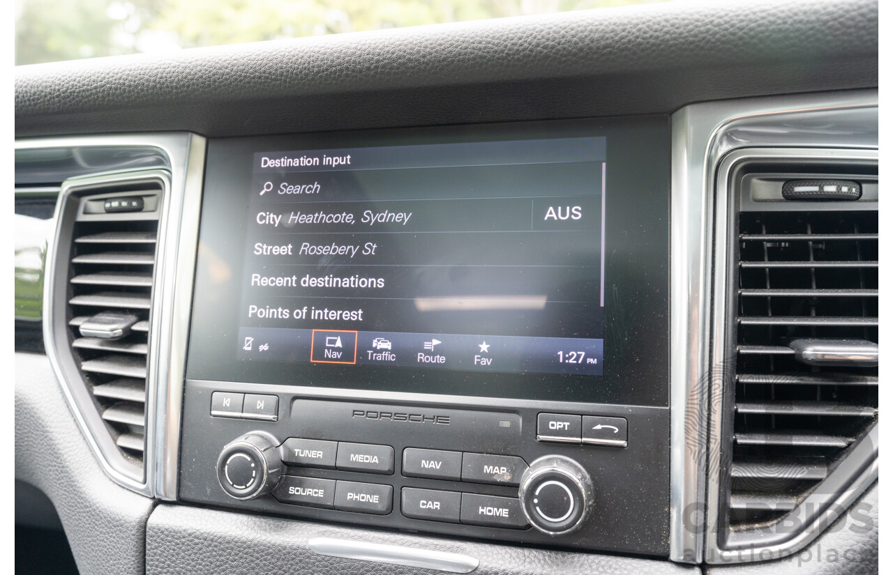 7/2017 Porsche Macan S Diesel (AWD) MY17 4d Wagon Agate Grey Metallic Turbo Diesel V6 3.0L