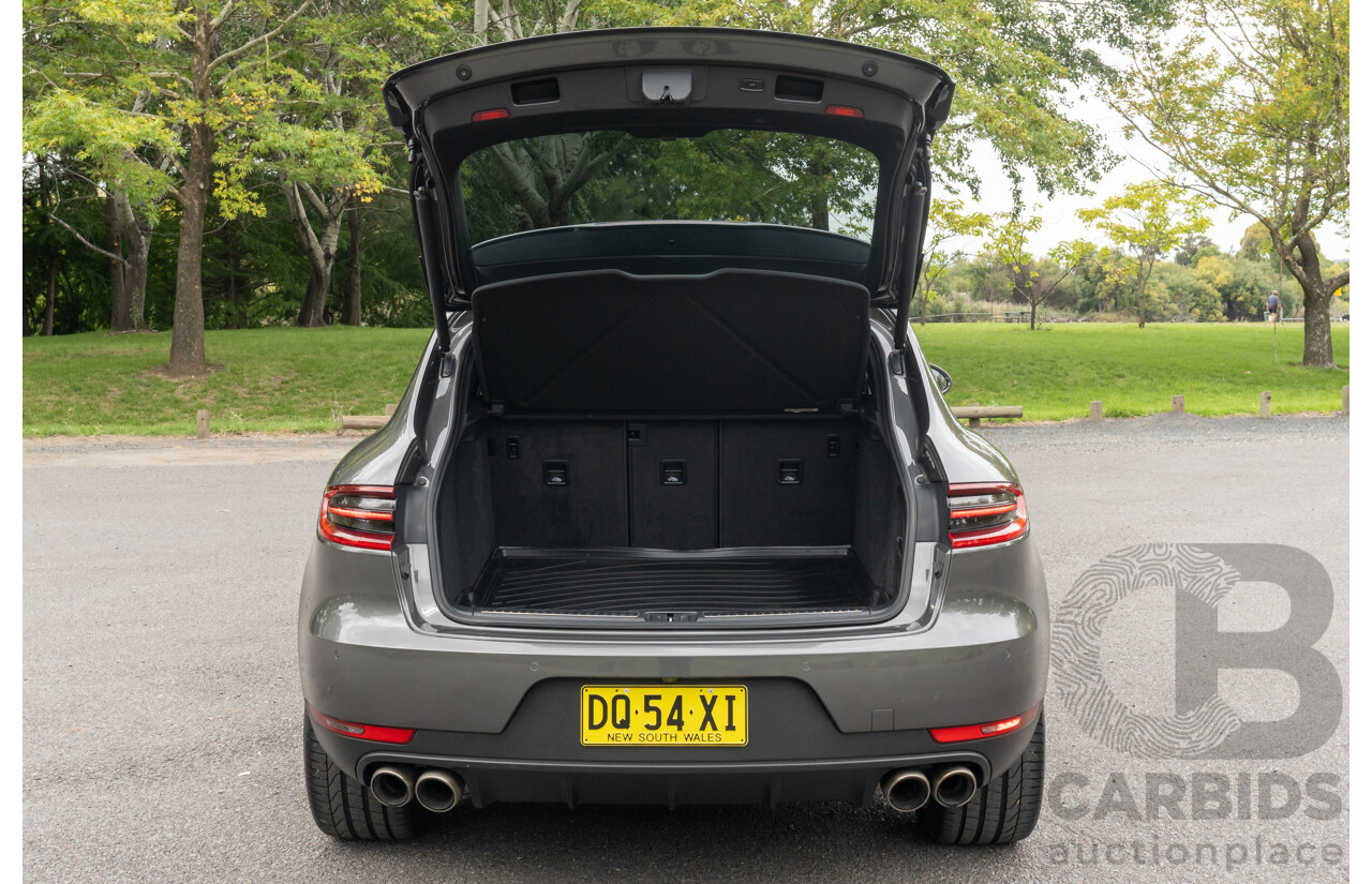 7/2017 Porsche Macan S Diesel (AWD) MY17 4d Wagon Agate Grey Metallic Turbo Diesel V6 3.0L