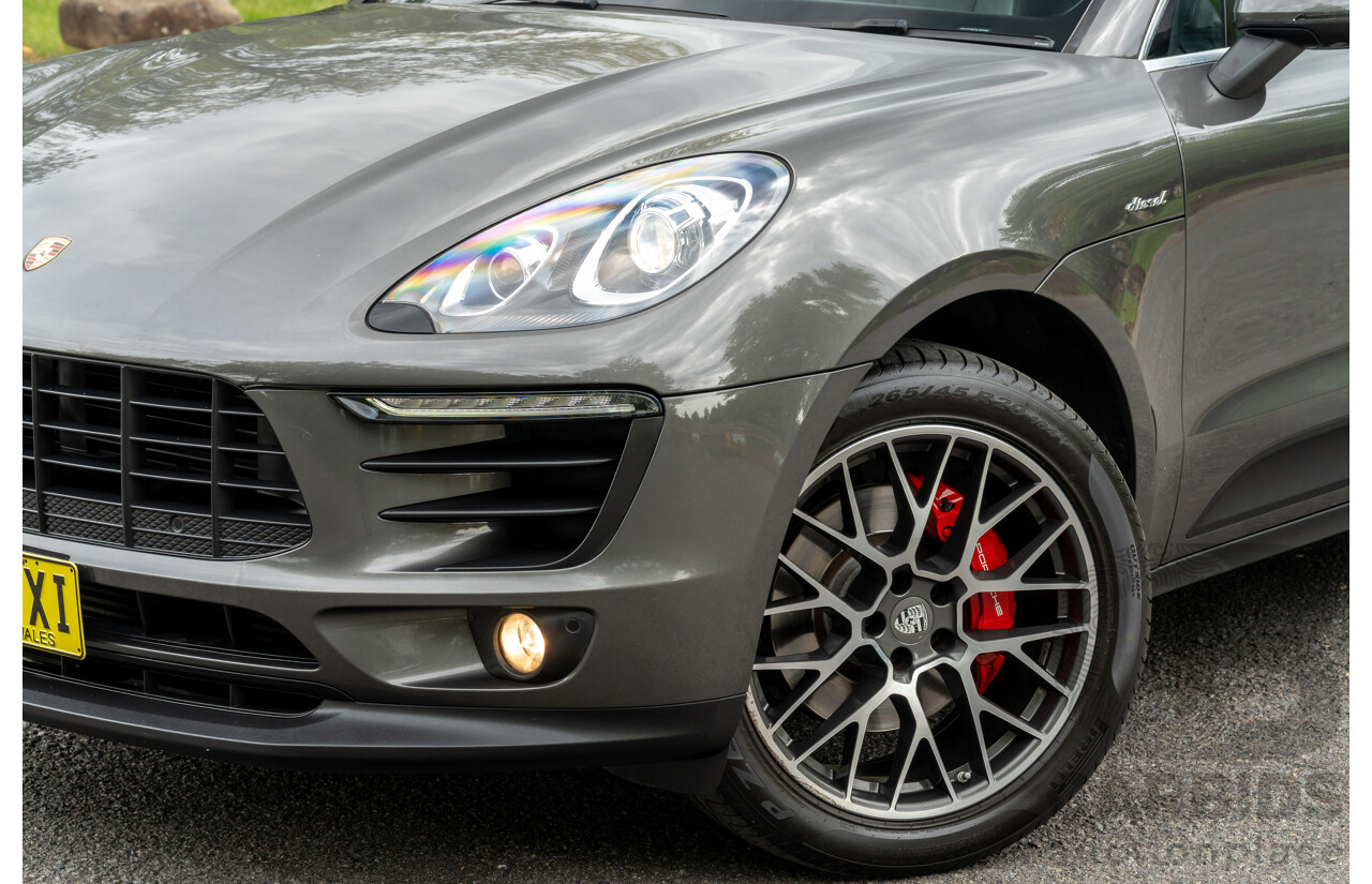 7/2017 Porsche Macan S Diesel (AWD) MY17 4d Wagon Agate Grey Metallic Turbo Diesel V6 3.0L