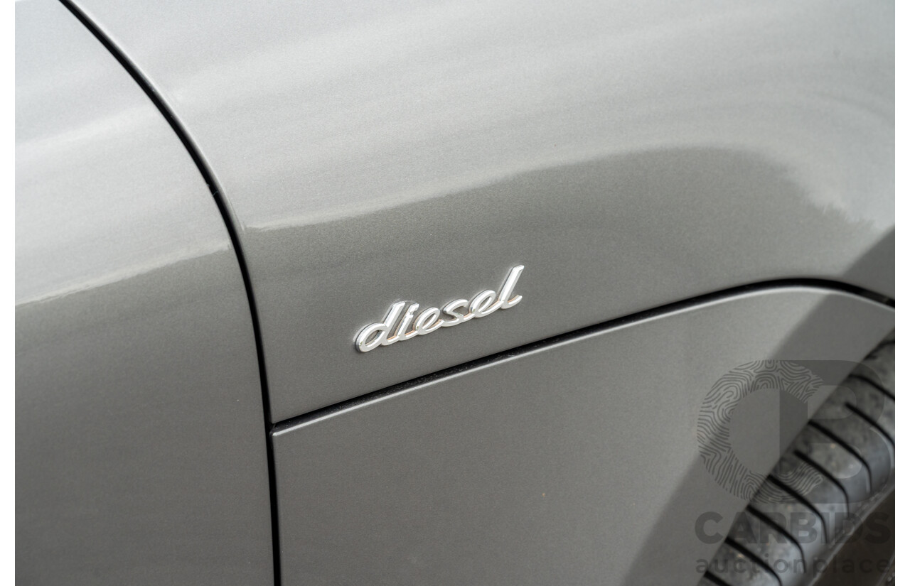 7/2017 Porsche Macan S Diesel (AWD) MY17 4d Wagon Agate Grey Metallic Turbo Diesel V6 3.0L