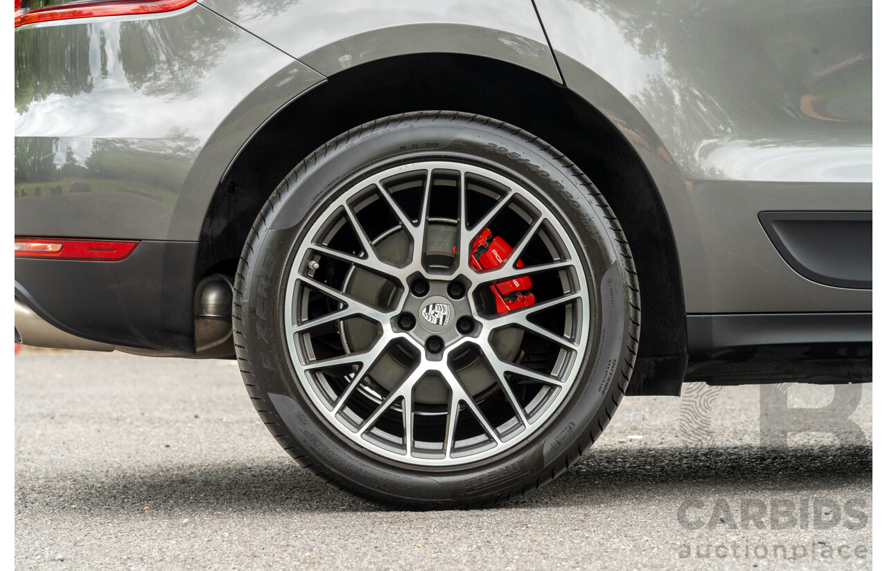 7/2017 Porsche Macan S Diesel (AWD) MY17 4d Wagon Agate Grey Metallic Turbo Diesel V6 3.0L