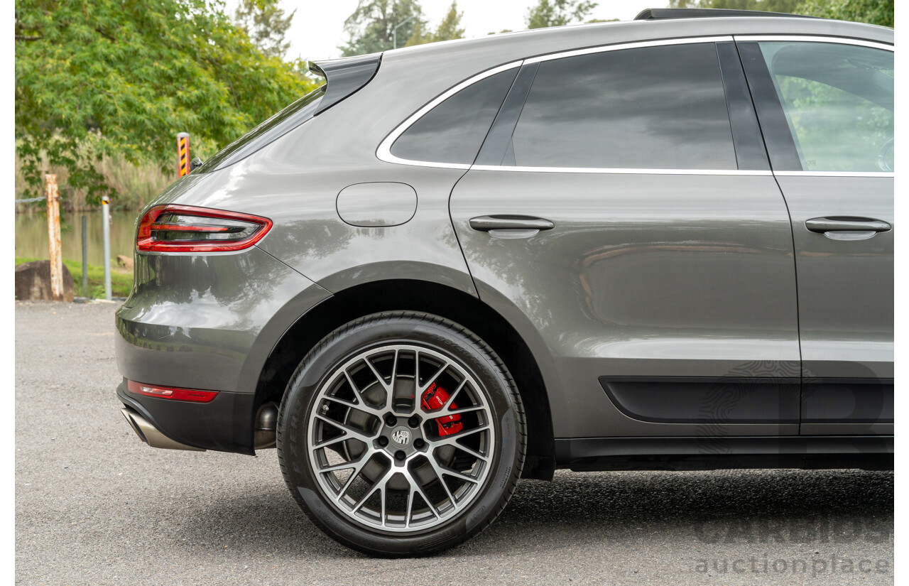 7/2017 Porsche Macan S Diesel (AWD) MY17 4d Wagon Agate Grey Metallic Turbo Diesel V6 3.0L