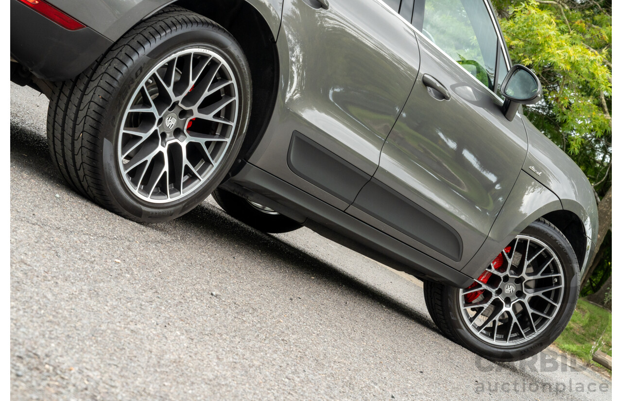 7/2017 Porsche Macan S Diesel (AWD) MY17 4d Wagon Agate Grey Metallic Turbo Diesel V6 3.0L