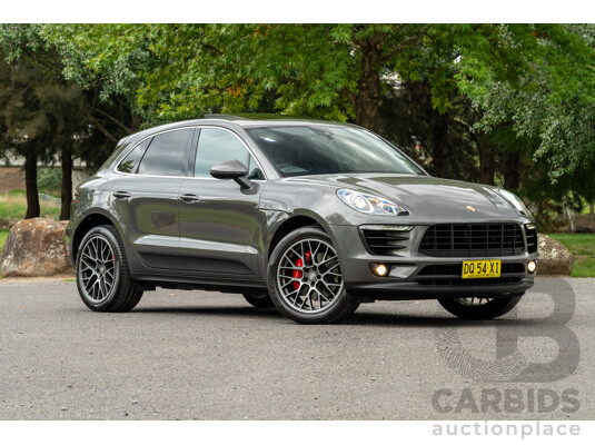 7/2017 Porsche Macan S Diesel (AWD) MY17 4d Wagon Agate Grey Metallic Turbo Diesel V6 3.0L