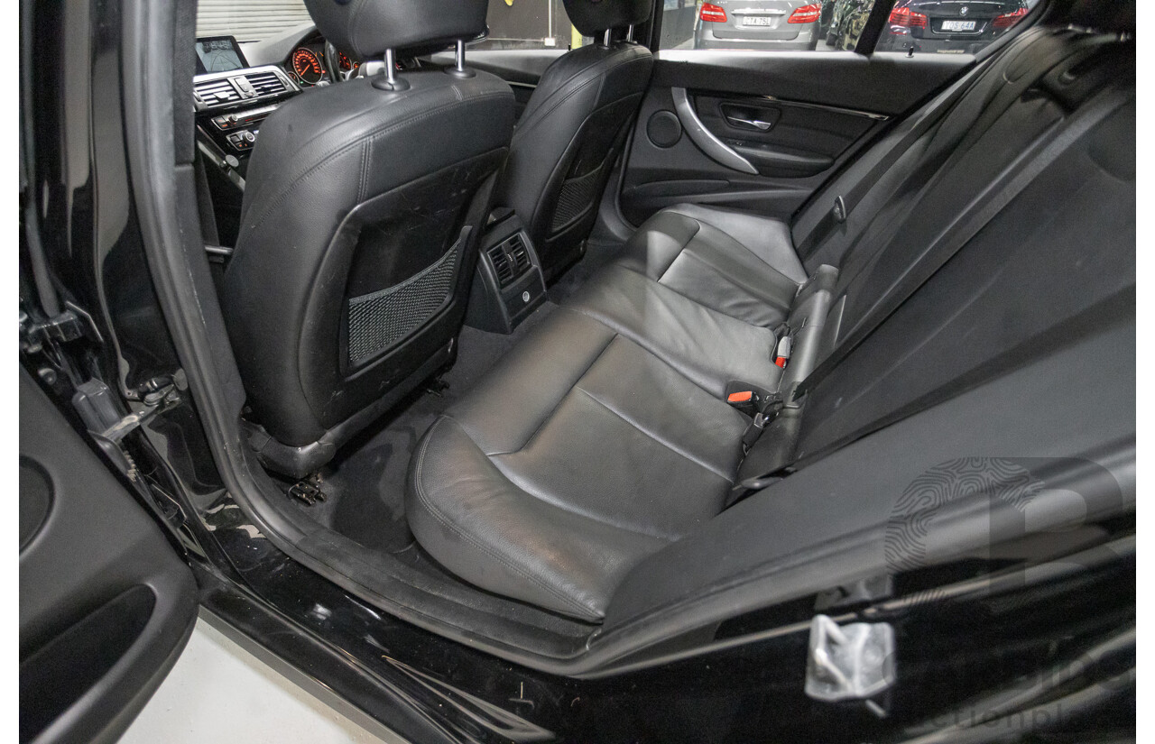 06/2017 BMW 330i M-Sport F30 LCI MY18 4D Sedan Black Sapphire Metallic Turbo 2.0L