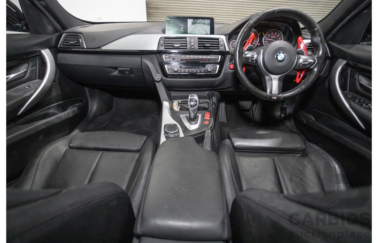 06/2017 BMW 330i M-Sport F30 LCI MY18 4D Sedan Black Sapphire Metallic Turbo 2.0L