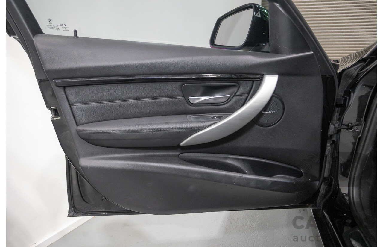 06/2017 BMW 330i M-Sport F30 LCI MY18 4D Sedan Black Sapphire Metallic Turbo 2.0L