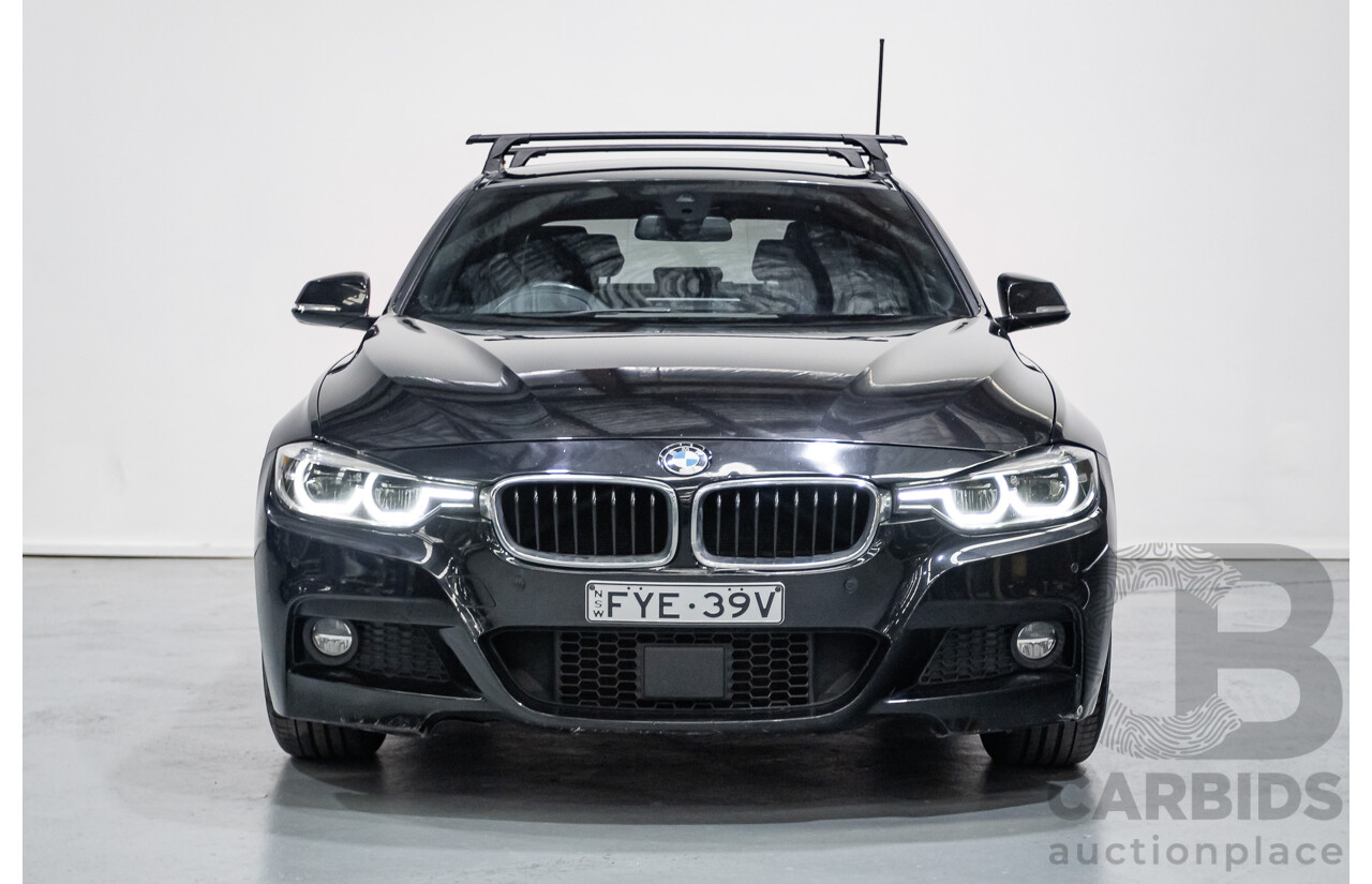 06/2017 BMW 330i M-Sport F30 LCI MY18 4D Sedan Black Sapphire Metallic Turbo 2.0L