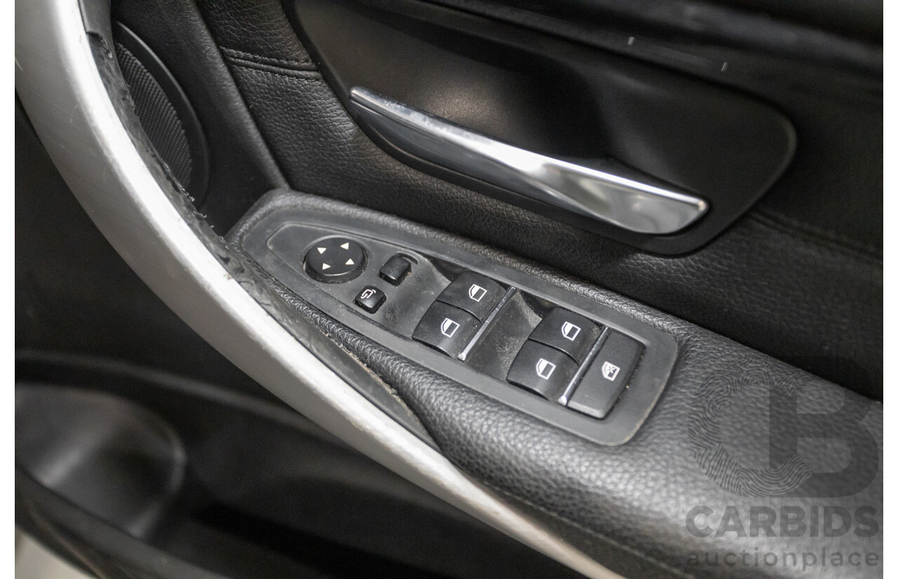 06/2017 BMW 330i M-Sport F30 LCI MY18 4D Sedan Black Sapphire Metallic Turbo 2.0L