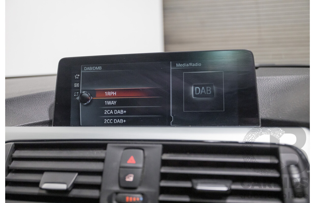 06/2017 BMW 330i M-Sport F30 LCI MY18 4D Sedan Black Sapphire Metallic Turbo 2.0L